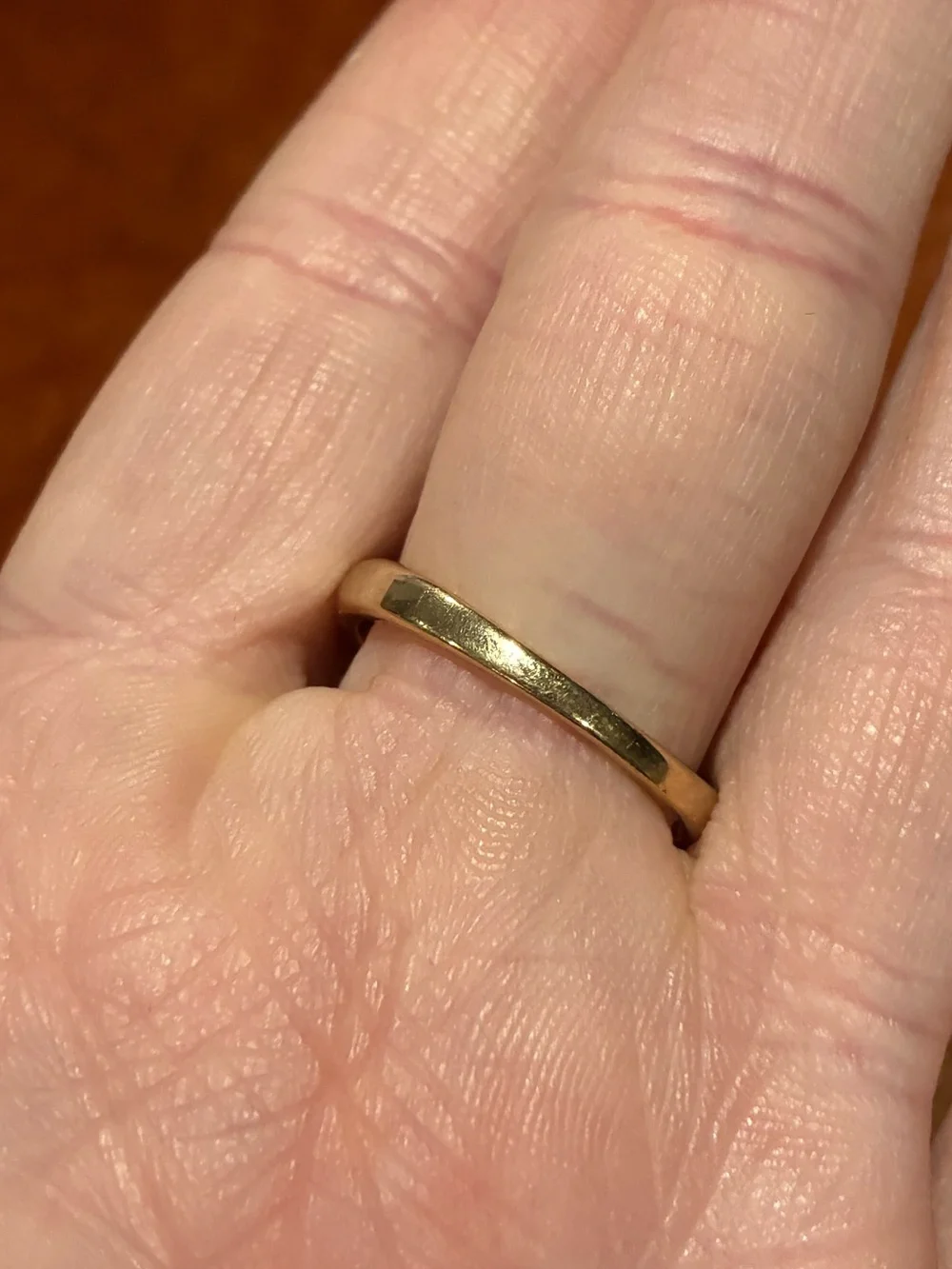Vintage 14k Gold Electroplate Chunky Statement Ring
